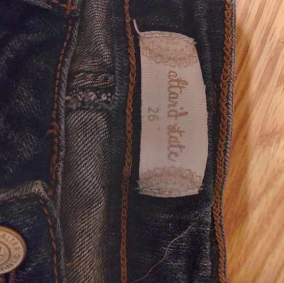 Altar'd State size 26 (us equivalent 4) blue jeans - Picture 3 of 3